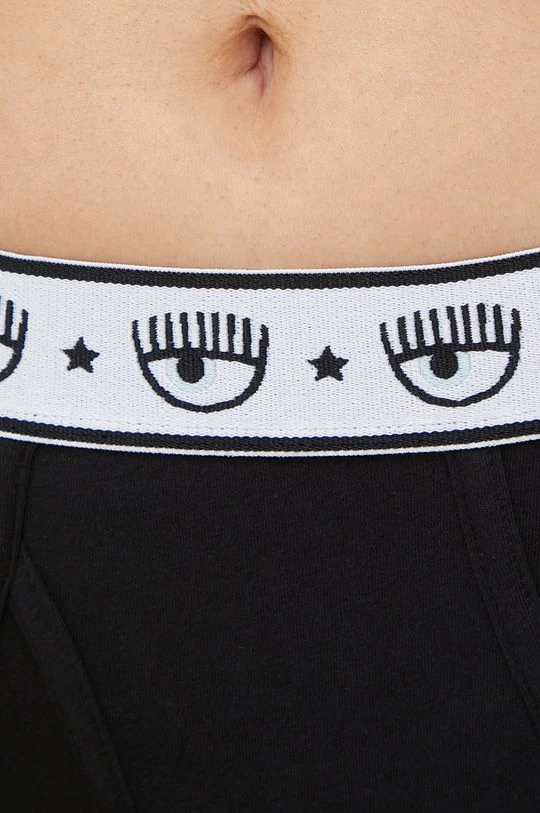 Γυναικεία Σλιπ Chiara Ferragni (2-pack) μαύρο 8 Γυναικεία Σλιπ Chiara Ferragni (2-pack) μαύρο - Image 6