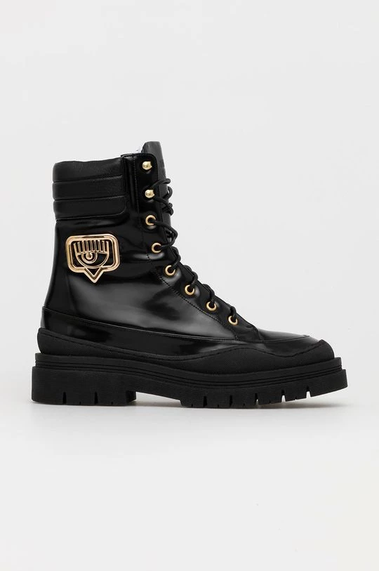 Γυναικεία Μποτάκια εργασίας Chiara Ferragni χρώμα: μαύρο 3 Γυναικεία Μποτάκια εργασίας Chiara Ferragni χρώμα: μαύρο