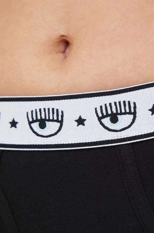 Γυναικεία Σλιπ Chiara Ferragni (2-pack) μαύρο 6 Γυναικεία Σλιπ Chiara Ferragni (2-pack) μαύρο - Image 4