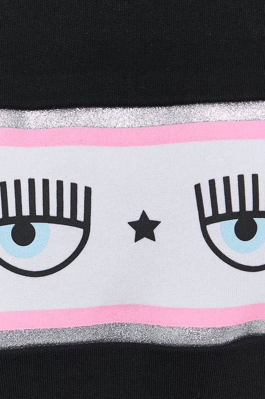 Γυναικεία Χωρίς φερμουάρ Βαμβακερή μπλούζα Chiara Ferragni χρώμα: μαύρο, 8 Γυναικεία Χωρίς φερμουάρ Βαμβακερή μπλούζα Chiara Ferragni χρώμα: μαύρο, - Image 6