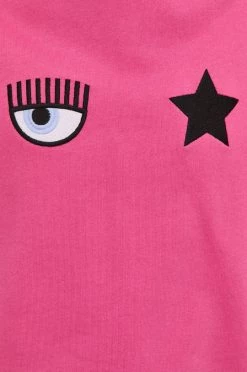 Γυναικεία Χωρίς φερμουάρ Chiara Ferragni - Βαμβακερή μπλούζα Eye Star έντονο ροζ -Φτηνός Chiara Ferragni Κατάστημα unnamed file 1213