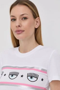 Γυναικεία Κοντομάνικο Βαμβακερό μπλουζάκι Chiara Ferragni άσπρο 10 Γυναικεία Κοντομάνικο Βαμβακερό μπλουζάκι Chiara Ferragni άσπρο -Φτηνός Chiara Ferragni Κατάστημα unnamed file 1217