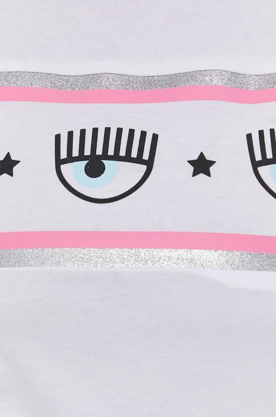 Γυναικεία Κοντομάνικο Βαμβακερό μπλουζάκι Chiara Ferragni άσπρο 7 Γυναικεία Κοντομάνικο Βαμβακερό μπλουζάκι Chiara Ferragni άσπρο - Image 5