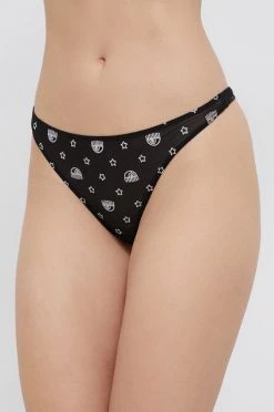 Γυναικεία Σλιπ Στρίνγκ Chiara Ferragni μαύρο