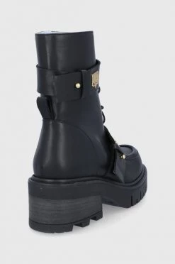 Γυναικεία Μποτάκια Δερμάτινα Workers Chiara Ferragni χρώμα: μαύρο -Φτηνός Chiara Ferragni Κατάστημα unnamed file 1270