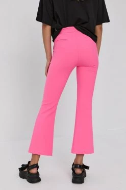 Γυναικεία Υφασμάτινα Παντελόνι Chiara Ferragni χρώμα: ροζ -Φτηνός Chiara Ferragni Κατάστημα unnamed file 1280