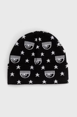 Γυναικεία Σκουφιά Μάλλινο σκουφί Chiara Ferragni μαύρο