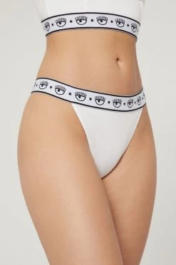 Γυναικεία Σλιπ Στρίνγκ Chiara Ferragni άσπρο