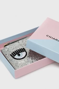 Γυναικεία Πορτοφόλια Πορτοφόλι Chiara Ferragni Range O- Eye Start Logo ασημί -Φτηνός Chiara Ferragni Κατάστημα unnamed file 138
