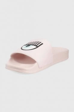 Γυναικεία Σαγιονάρες Παντόφλες Chiara Ferragni χρώμα: ροζ -Φτηνός Chiara Ferragni Κατάστημα unnamed file 1440