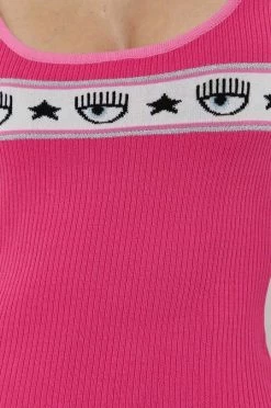 Γυναικεία Φορέματα Φόρεμα Chiara Ferragni ροζ, -Φτηνός Chiara Ferragni Κατάστημα unnamed file 1456