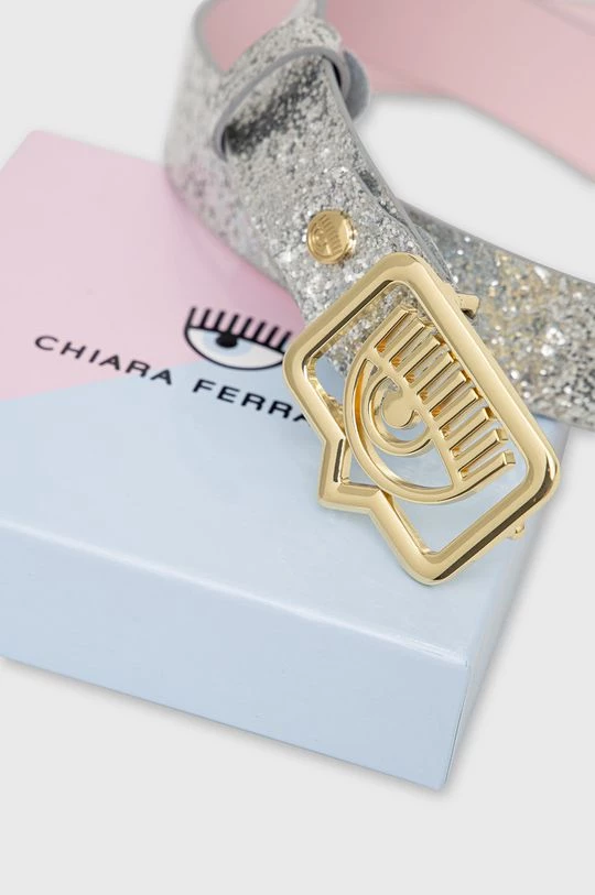 Γυναικεία Ζώνες Chiara Ferragni - Δερμάτινη ζώνη Cintura ασημί 4 Γυναικεία Ζώνες Chiara Ferragni - Δερμάτινη ζώνη Cintura ασημί - Image 2