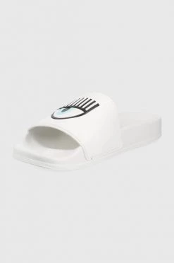 Γυναικεία Σαγιονάρες Παντόφλες Chiara Ferragni χρώμα: άσπρο -Φτηνός Chiara Ferragni Κατάστημα unnamed file 1589