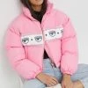 Γυναικεία Κοντά μπουφάν Μπουφάν με επένδυση από πούπουλα Chiara Ferragni ροζ -Φτηνός Chiara Ferragni Κατάστημα unnamed file 229