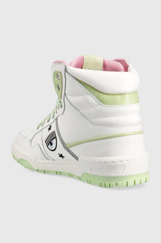 Γυναικεία Sneakers Δερμάτινα αθλητικά παπούτσια Chiara Ferragni Cf1 High άσπρο 5 Γυναικεία Sneakers Δερμάτινα αθλητικά παπούτσια Chiara Ferragni Cf1 High άσπρο - Image 3