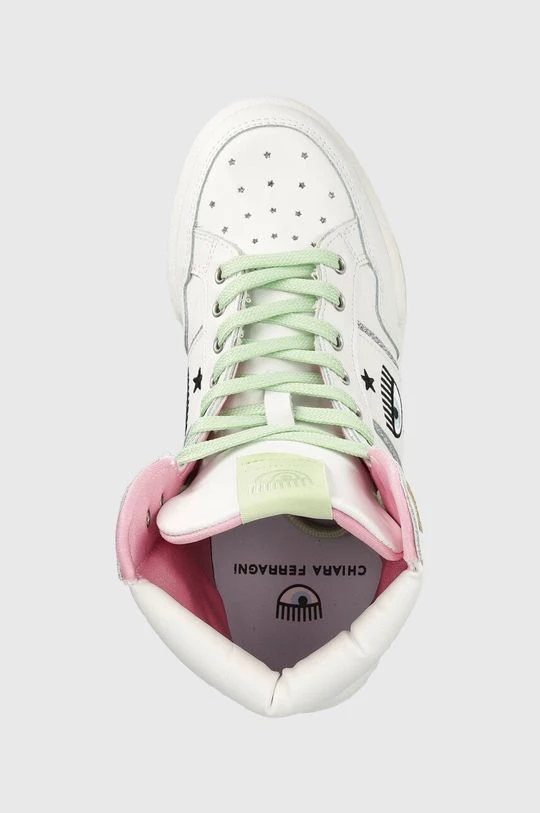 Γυναικεία Sneakers Δερμάτινα αθλητικά παπούτσια Chiara Ferragni Cf1 High άσπρο 6 Γυναικεία Sneakers Δερμάτινα αθλητικά παπούτσια Chiara Ferragni Cf1 High άσπρο - Image 4