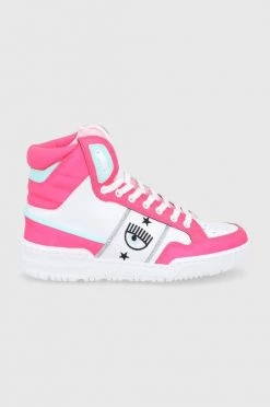 Γυναικεία Sneakers Δερμάτινα παπούτσια Chiara Ferragni ροζ