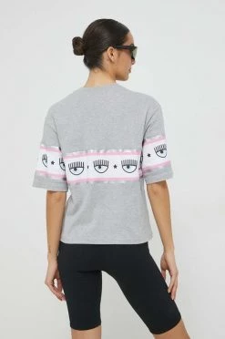 Γυναικεία Κοντομάνικο Βαμβακερό μπλουζάκι Chiara Ferragni γκρι -Φτηνός Chiara Ferragni Κατάστημα unnamed file 335