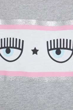 Γυναικεία Κοντομάνικο Βαμβακερό μπλουζάκι Chiara Ferragni γκρι -Φτηνός Chiara Ferragni Κατάστημα unnamed file 337