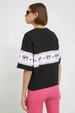 Γυναικεία Κοντομάνικο Βαμβακερό μπλουζάκι Chiara Ferragni μαύρο -Φτηνός Chiara Ferragni Κατάστημα unnamed file 399