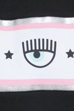 Γυναικεία Χωρίς φερμουάρ Βαμβακερή μπλούζα Chiara Ferragni χρώμα: μαύρο -Φτηνός Chiara Ferragni Κατάστημα unnamed file 418