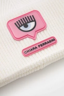 Γυναικεία Σκουφιά Μάλλινο σκουφί Chiara Ferragni άσπρο -Φτηνός Chiara Ferragni Κατάστημα unnamed file 448