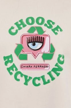 Γυναικεία Χωρίς φερμουάρ Μπλούζα Chiara Ferragni χρώμα: μπεζ, -Φτηνός Chiara Ferragni Κατάστημα unnamed file 483