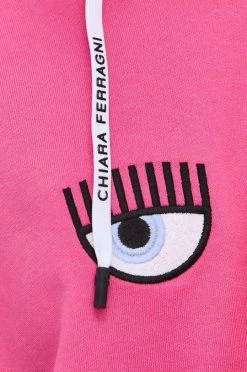 Γυναικεία Χωρίς φερμουάρ Chiara Ferragni - Βαμβακερή μπλούζα Eye Star έντονο ροζ -Φτηνός Chiara Ferragni Κατάστημα unnamed file 488