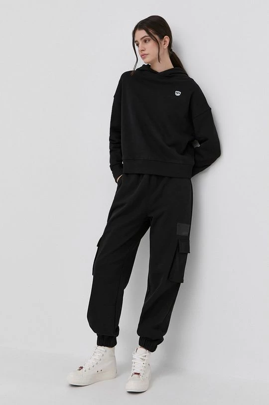 Γυναικεία Χωρίς φερμουάρ Chiara Ferragni - Βαμβακερή μπλούζα Logo Classic ορχιδέα 4 Γυναικεία Χωρίς φερμουάρ Chiara Ferragni - Βαμβακερή μπλούζα Logo Classic ορχιδέα - Image 2