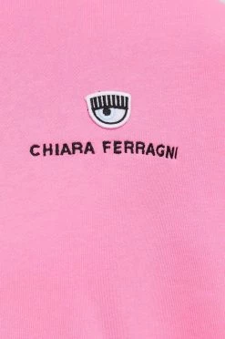 Γυναικεία Χωρίς φερμουάρ Chiara Ferragni - Βαμβακερή μπλούζα Logo Classic ορχιδέα -Φτηνός Chiara Ferragni Κατάστημα unnamed file 514