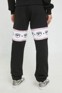 Γυναικεία Παντελόνια φόρμας Βαμβακερό παντελόνι Chiara Ferragni μαύρο -Φτηνός Chiara Ferragni Κατάστημα unnamed file 612