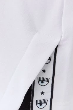 Γυναικεία Χωρίς φερμουάρ Βαμβακερή μπλούζα Chiara Ferragni χρώμα: άσπρο, -Φτηνός Chiara Ferragni Κατάστημα unnamed file 644