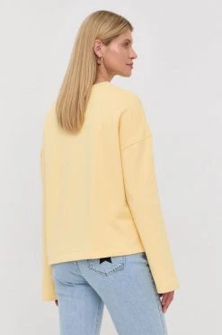 Γυναικεία Χωρίς φερμουάρ Βαμβακερή μπλούζα Chiara Ferragni χρώμα: κίτρινο, -Φτηνός Chiara Ferragni Κατάστημα unnamed file 652