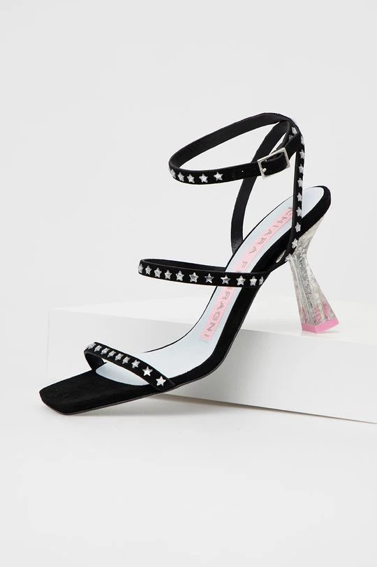 Γυναικεία Πέδιλα με τακούνι Σουέτ μπότες τσέλσι Chiara Ferragni μαύρο 4 Γυναικεία Πέδιλα με τακούνι Σουέτ μπότες τσέλσι Chiara Ferragni μαύρο - Image 2