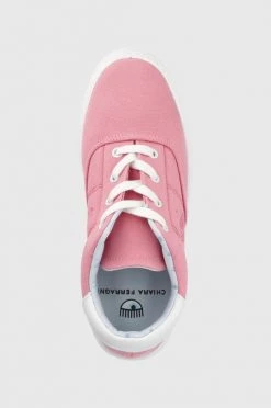 Γυναικεία Χαμηλά Πάνινα παπούτσια Chiara Ferragni χρώμα: ροζ -Φτηνός Chiara Ferragni Κατάστημα unnamed file 666