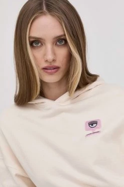 Γυναικεία Χωρίς φερμουάρ Μπλούζα Chiara Ferragni χρώμα: μπεζ, -Φτηνός Chiara Ferragni Κατάστημα unnamed file 692