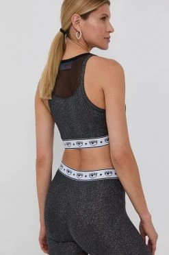 Γυναικεία Αμάνικος Top Chiara Ferragni χρώμα: μαύρο -Φτηνός Chiara Ferragni Κατάστημα unnamed file 753