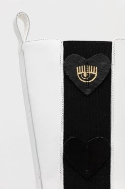 Γυναικεία Μπότες Δερμάτινες μπότες Chiara Ferragni χρώμα: άσπρο -Φτηνός Chiara Ferragni Κατάστημα unnamed file 9