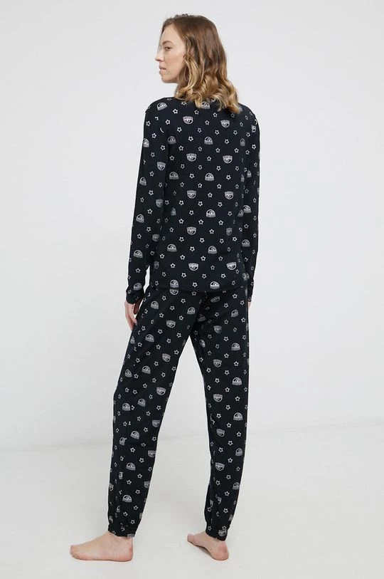 Γυναικεία Πιτζάμα Chiara Ferragni χρώμα: μαύρο 6 Γυναικεία Πιτζάμα Chiara Ferragni χρώμα: μαύρο - Image 4