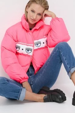 Γυναικεία Κοντά μπουφάν Μπουφάν με επένδυση από πούπουλα Chiara Ferragni χρώμα: ροζ -Φτηνός Chiara Ferragni Κατάστημα unnamed file 972